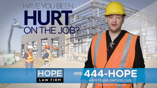 Hurt on the job?
