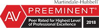 Martindale-Hubbell AV Preeminent