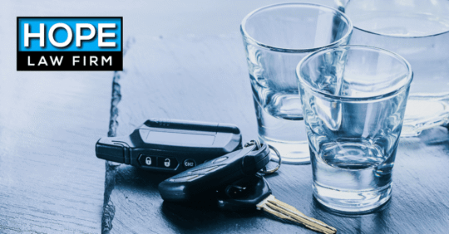 empty shot glasses and car keys
